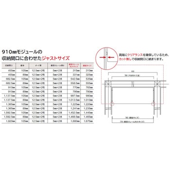 白無地の棚板(厚み20mm 糸面) ウッドワン