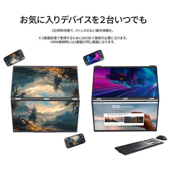モバイル 18.5型/1920×1080/Mini-HDMI×2、Type-C×3/シルバー/2年保証 JAPANNEXT