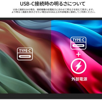 モバイル 18.5型/1920×1080/Mini-HDMI×2、Type-C×3/シルバー/2年保証 JAPANNEXT