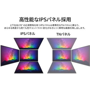 液晶ディスプレイ 27型/1920×1080/HDMI×1、DP×1、USB Type-C×1/ブラック/スピーカー有/昇降スタンド/65W給電/5年保証/エコ梱包 JAPANNEXT