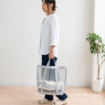 さらっとメッシュランドリーバッグ 清水産業
