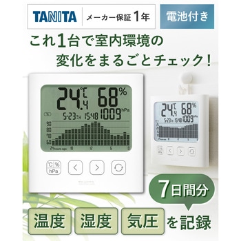 グラフ付きデジタル温湿度計TT-594IV タニタ