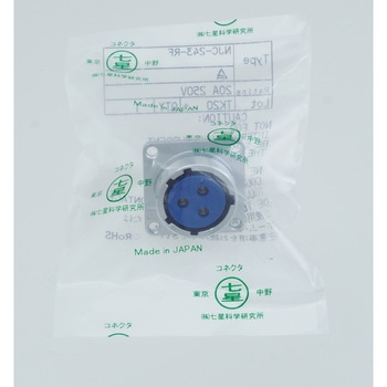 NJCシリーズJIS規格中型メタルコネクタ  パネル取付レセプタクル 七星科学研究所