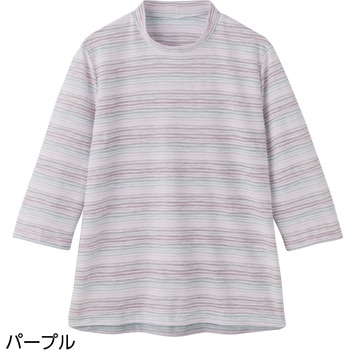 821699 7分袖背中ゆったり着心地Tシャツ 愛情介護