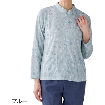 820598 ロングファスナーTシャツ 愛情介護