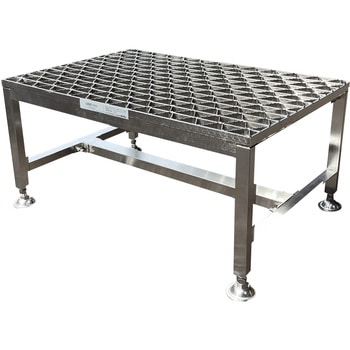 ユニバーサルデザイングレーチング 作業台・踏み台 1段用 カワグレ