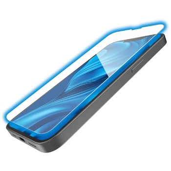 iPhone 16e / 14 / 13 / 13Pro ガラスフィルム 高透明 ブルーライトカット ダイノレックス(R) 表面硬度10H エレコム