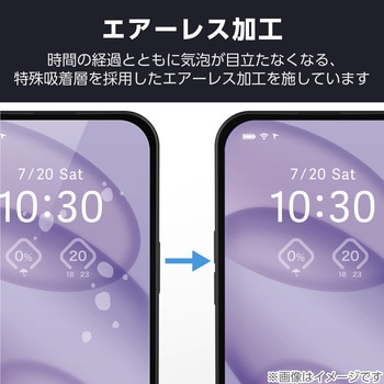 iPhone 16e/14/13/13 Pro ガラスフィルム 高透明 放熱 Gorilla(R) 薄型 表面硬度9H 指紋防止 飛散防止 エレコム