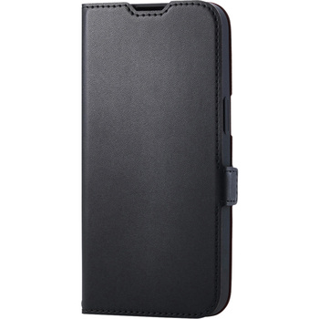 iPhone 16e ケース レザー 手帳型 マグネット 衝撃吸収 磁力吸着ワイヤレス充電対応 スタンド機能付 エレコム