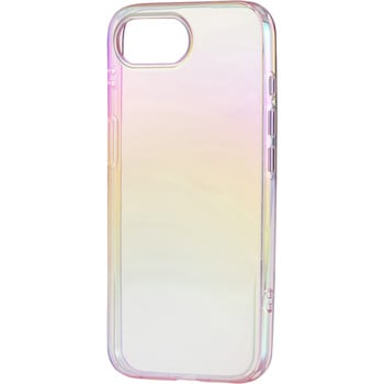 iPhone 16e ケース ソフト カバー 衝撃吸収 カメラレンズ保護設計 ストラップホール付 オーロラ エレコム