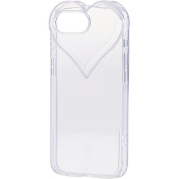iPhone 16e ケース ソフト カバー 衝撃吸収 カメラレンズ保護設計 ストラップホール付 ハート エレコム