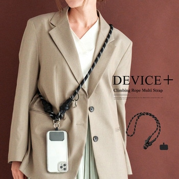 DEVICE+ Climbing Rope Multi Strap/クライミング ロープ マルチ スマホ ショルダー キーホルダー ストラップ トップハウス