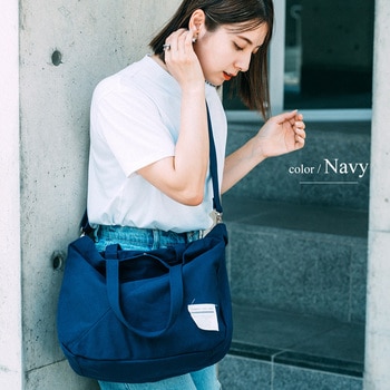 【インフルエンサーぬこ ×DEVICE コラボ】Rename  オリジナルタグ キャンバス 2WAY ショルダーバッグ トートバッグ トップハウス