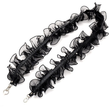 Rename チュールフリル シアー ファー スマホショルダー マルチストラップ - トップハウス