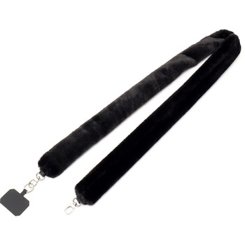 Rename チュールフリル シアー ファー スマホショルダー マルチストラップ - トップハウス