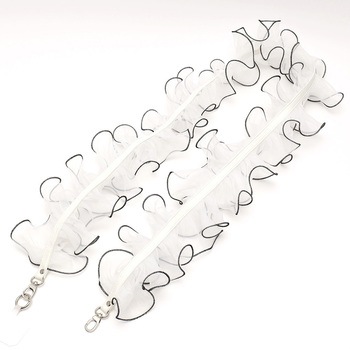 Rename チュールフリル シアー ファー スマホショルダー マルチストラップ - トップハウス