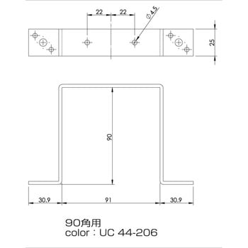 正角型角バンド(鉄/ユニクロめっき) 大里
