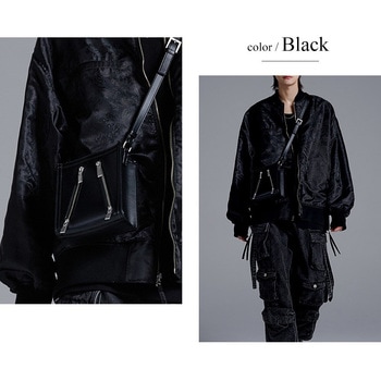 【犬飼京×DEVICE】killing metal parts 2way shoulder bag /キリング メタルパーツ 2way ショルダーバッグ トップハウス