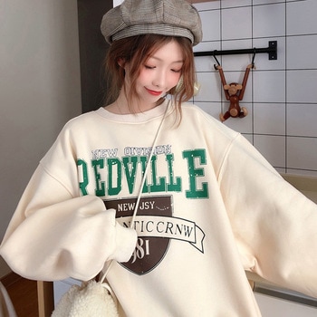 ビッグシルエット プルオーバー カレッジロゴ プリント スウェット トレーナー トップハウス