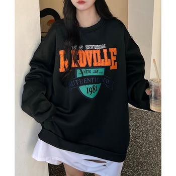 ビッグシルエット プルオーバー カレッジロゴ プリント スウェット トレーナー トップハウス