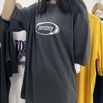 ビッグシルエット ストリート ルーズスタイル プリント 半袖 Tシャツ トップハウス