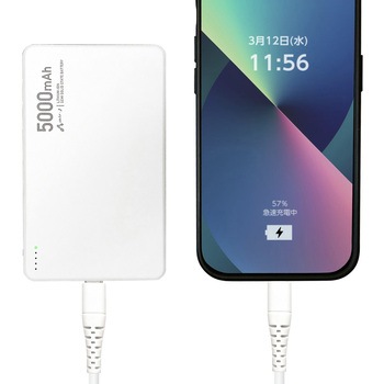 超安全+長寿命!準個体モバイルバッテリー5000mAh エアージェイ
