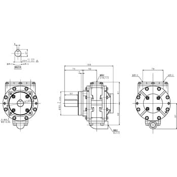 エアモータ単体/VFシリーズ 三栄精機製作所 空圧補器関連商品 【通販