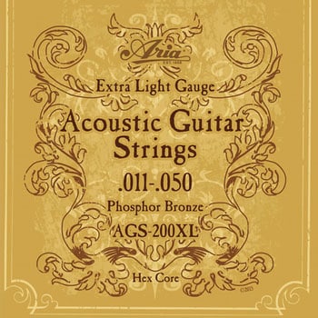 アコースティックギター用弦 Extra Light .011-.050 Aria(アリア)
