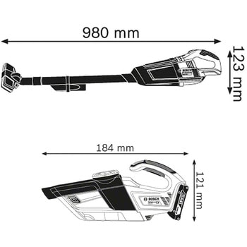 GAS18V-1H 18Vコードレスクリーナー 1セット BOSCH(ボッシュ) 【通販