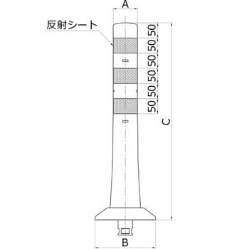 K-800 R 可動式・1本脚KタイプΦ200 1本 ニッタ化工品 【通販サイト