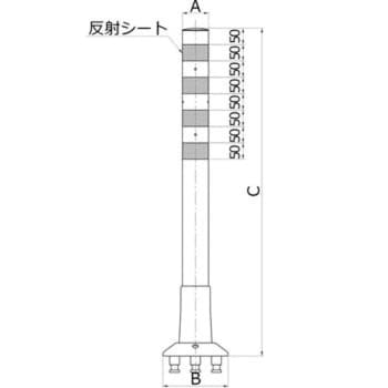 可動式・3本脚K3タイプΦ200 ニッタ化工品 ガイドポスト 【通販モノタロウ】