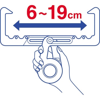 室内干し用 クロスフック 2個組ポール付 オーエ