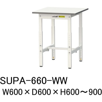 軽量作業台/耐荷重150kg_高さ調整H600～900_ワークテーブル150シリーズ 山金工業