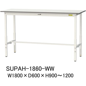 軽量作業台/耐荷重150kg_高さ調整H900～1200_ワークテーブル150シリーズ 山金工業