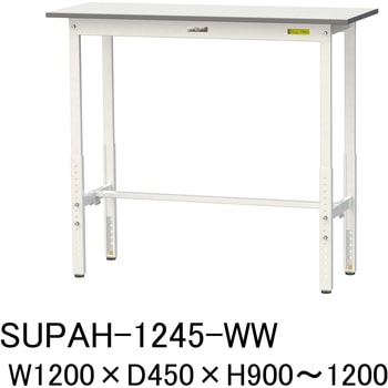 軽量作業台/耐荷重150kg_高さ調整H900～1200_ワークテーブル150シリーズ 山金工業