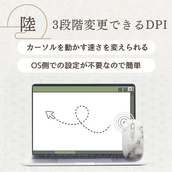 おしゃれ且つ高機能ワイヤレスマウス EGRET