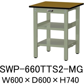 SWP-660TTS2-MG �y�ʍ�Ƒ�/�ω׏d300kg_����+�����S�ʒI�t��_�Œ莮H740_�|���G�X�e���V��_���[�N�e�[�u��300�V���[�Y �R���H�� 18763097