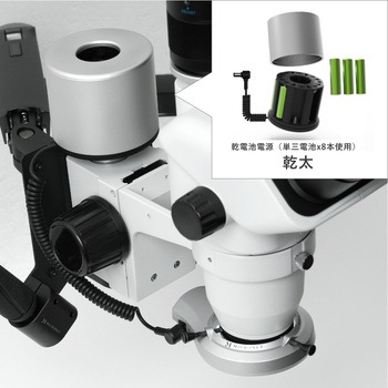 <MyDeskシリーズ><USBカメラ専用>同時3視野ズーム式実体顕微鏡 三太T-GP(アーム式) マイクロネット