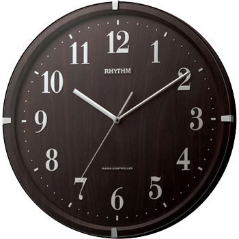 8MY501SR06 電波掛時計 リズム 18767937