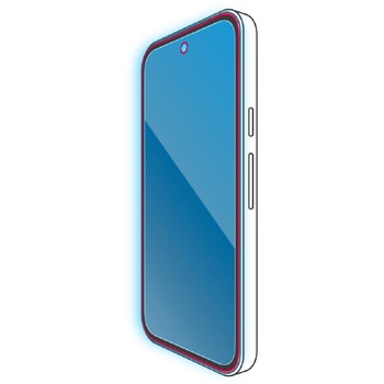 Google Pixel 9a ガラスフィルム 画面内指紋認証対応 高透明 ブルーライトカット 全面保護 強化ガラス 表面硬度10H 角割れ防止 フレーム付 指紋防止 飛散防止 気泡防止 ブラック エレコム