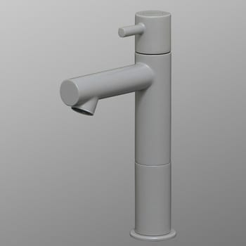 立水栓(単水栓)ロングボディ マットグレー KVK