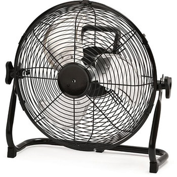 DCモーター充電式アルミブレードフロアファン 12インチ ビーカム