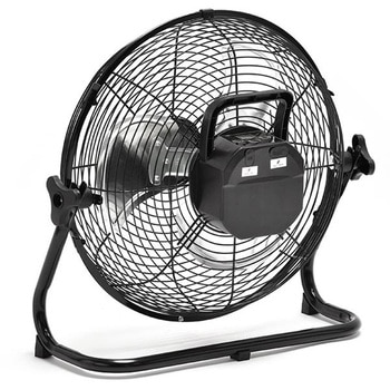 DCモーター充電式アルミブレードフロアファン 12インチ ビーカム