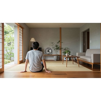 DCモーター充電式アルミブレードフロアファン 12インチ ビーカム