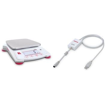ポータブル天びん(スカウトSPXシリーズ)+USBデバイスインターフェイスキットセット オーハウス