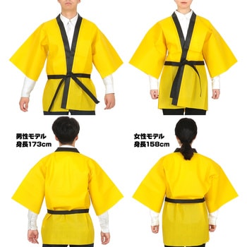 カラー不織布ハッピ 大人用 L アーテック(学校教材・教育玩具)