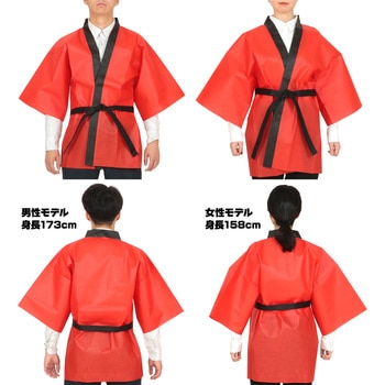 カラー不織布ハッピ 大人用 L アーテック(学校教材・教育玩具)