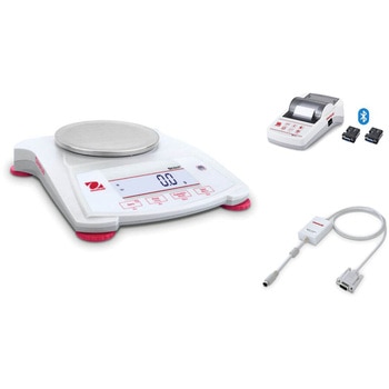 ポータブル天びん(スカウトSPXシリーズ)+プリンタ(Bluetoothモデル)+RS232インターフェイスキットセット オーハウス