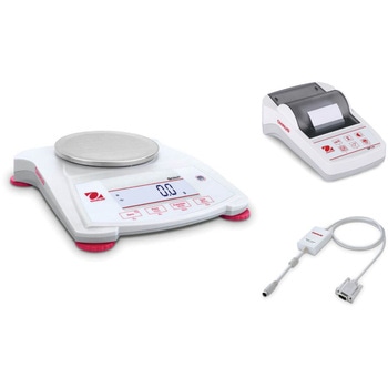 ポータブル天びん(スカウトSPXシリーズ)+プリンタ+RS232インターフェイスキットセット オーハウス