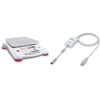 ポータブル天びん(スカウトSTXシリーズ)+USBデバイスインターフェイスキットセット オーハウス